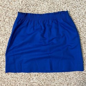 Royal Blue Cotton/Linen Skirt